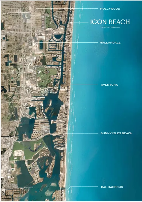 ICON BEACH WATERFRONT RESIDENCES: Vibrant Neighborhood Map